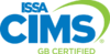 Logotipo da certificação "ISSA CIMS - GB Certified"